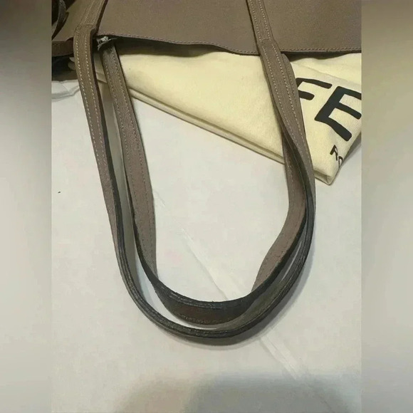 Authentic Fendi tote! Such a cute travel bag, but not bulky. Super trendy! W/COA - Picture 15 of 16